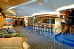 ID 3166 DIAMOND PRINCESS (2004/115875grt/IMO 9228198) - Explorers Lounge on Promenade Deck.